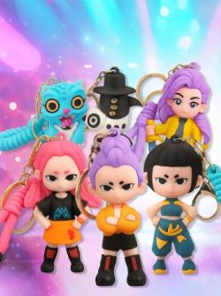 PORTE-CLÉS FIGURINES - KPOP GIRL GROUP ASST